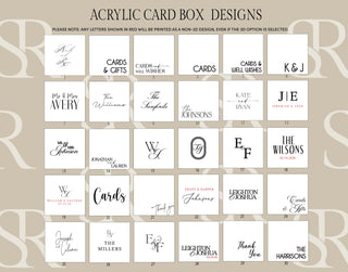 Acrylic Gift Card Box